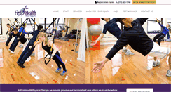 Desktop Screenshot of firsthealthpt.com